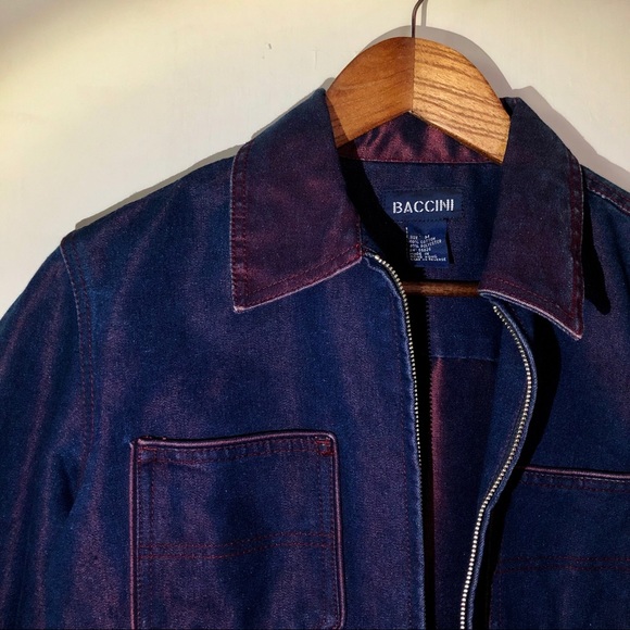 Vintage Iridescent Baccini Jacket - Picture 4 of 4